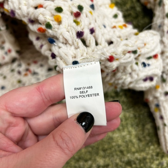 Crotchet multicolor pop sweater - Picture 5 of 5